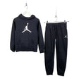 Unisex Jordan (Nike) - Sweatshirt and pants set, size 152 - 158 - Black ()
