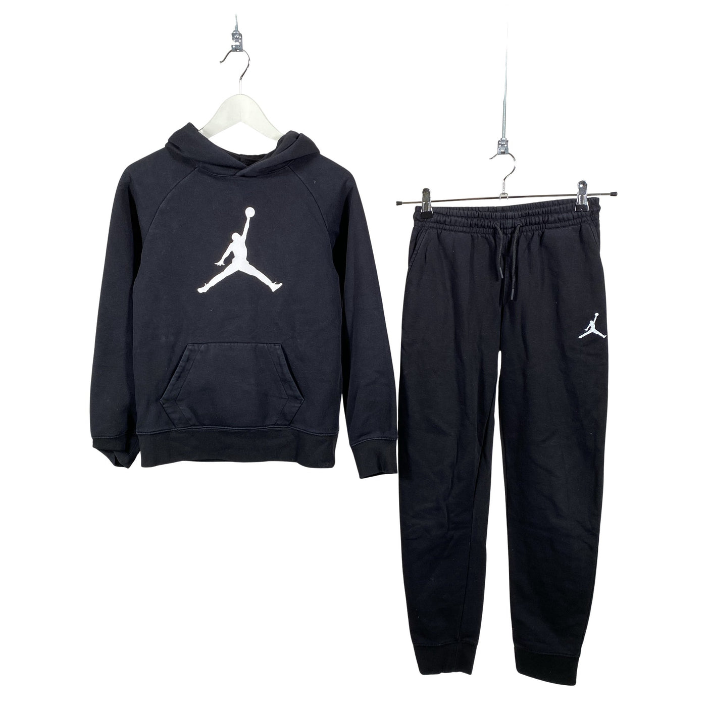 Unisex Jordan (Nike) - Sweatshirt and pants set, size 152 - 158 - Black (1)