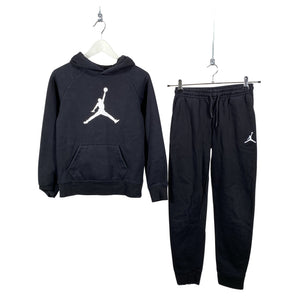Unisex Jordan (Nike) - Sweatshirt and pants set, size 152 - 158 - Black (1)