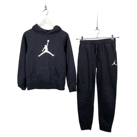 Unisex Jordan (Nike) - Sweatshirt and pants set, size 152 - 158 - Black ()