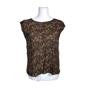 Unisex Opus - Short-sleeved blouse, size 38 - Brown (1)