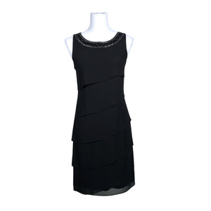 Unisex s.Oliver - Schiffon dress, size 34 - Black (1)