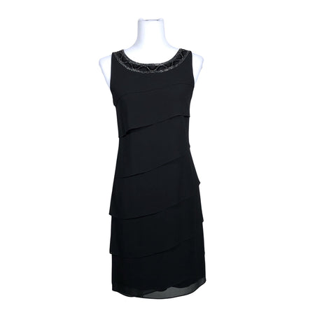 Unisex s.Oliver - Schiffon dress, size 34 - Black ()