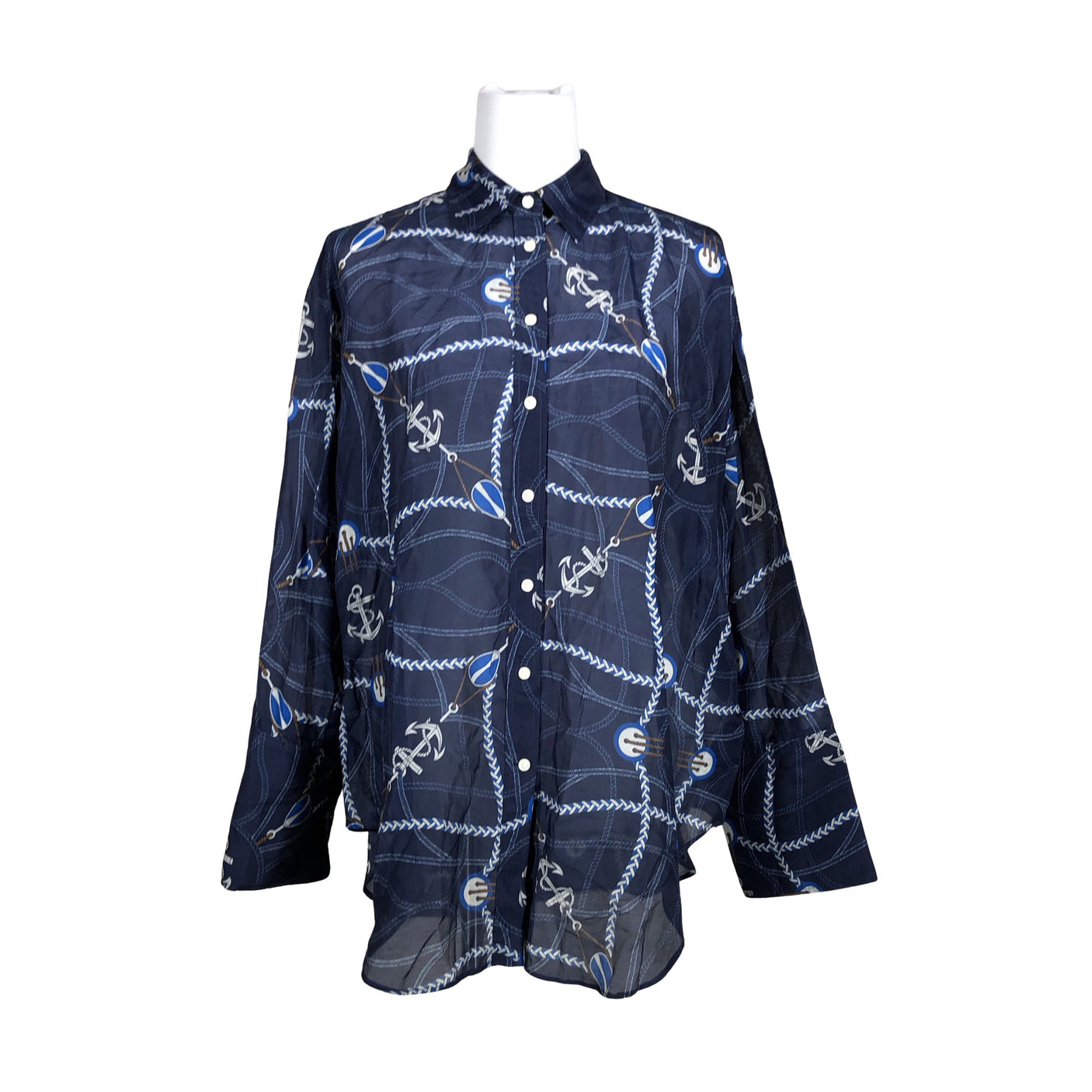 Unisex Gant - Blouse, size 40 - Blue (1)