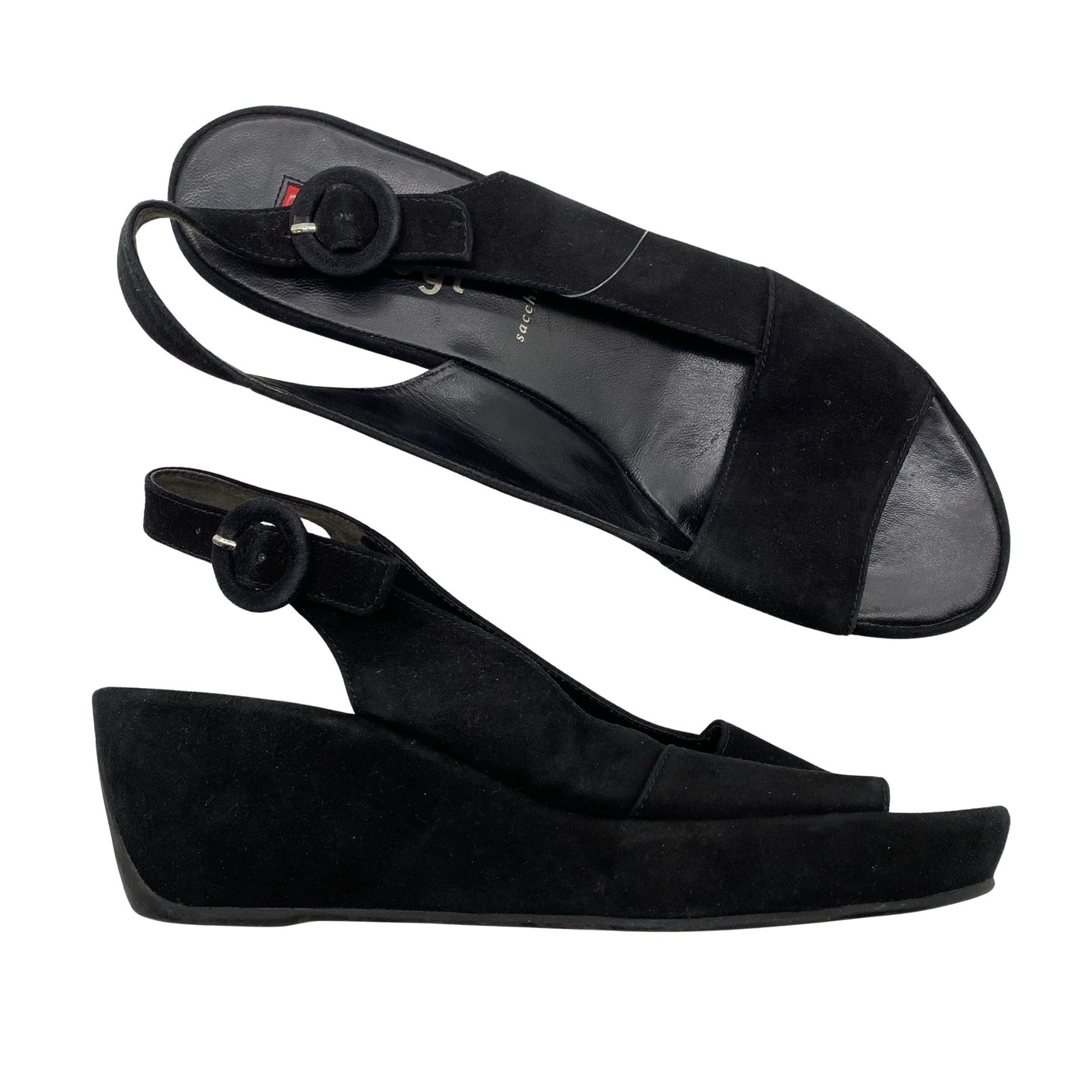Unisex Högl - Wedge sandals, size 39 - Black (1)