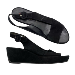 Unisex Högl - Wedge sandals, size 39 - Black (1)