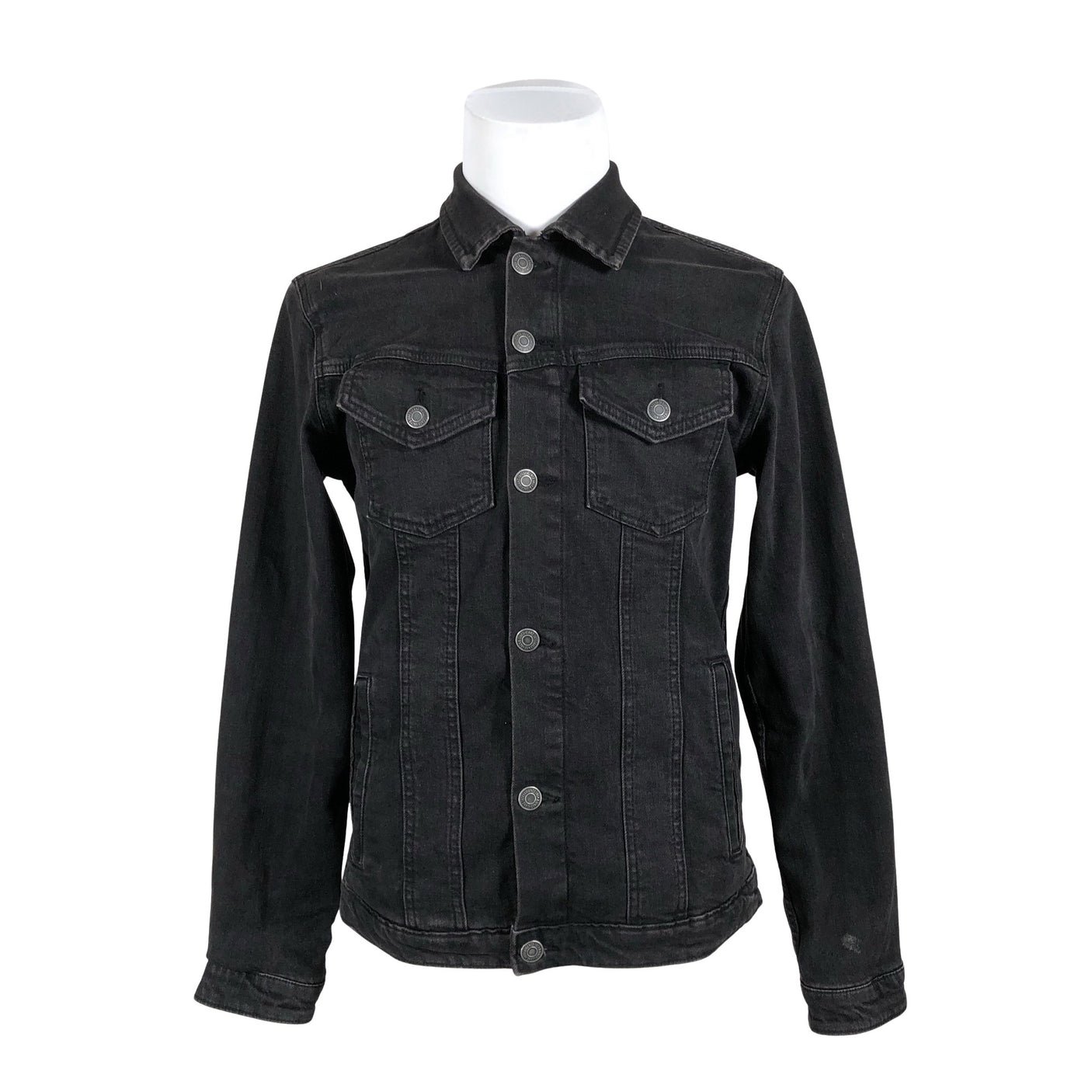 Unisex Jack & Jones - Denim jacket, size M - Black (1)