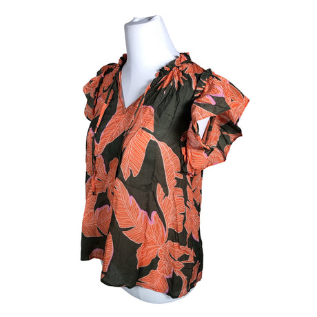 Unisex Mos Mosh - Short-sleeved blouse, size 36 - Orange (2)