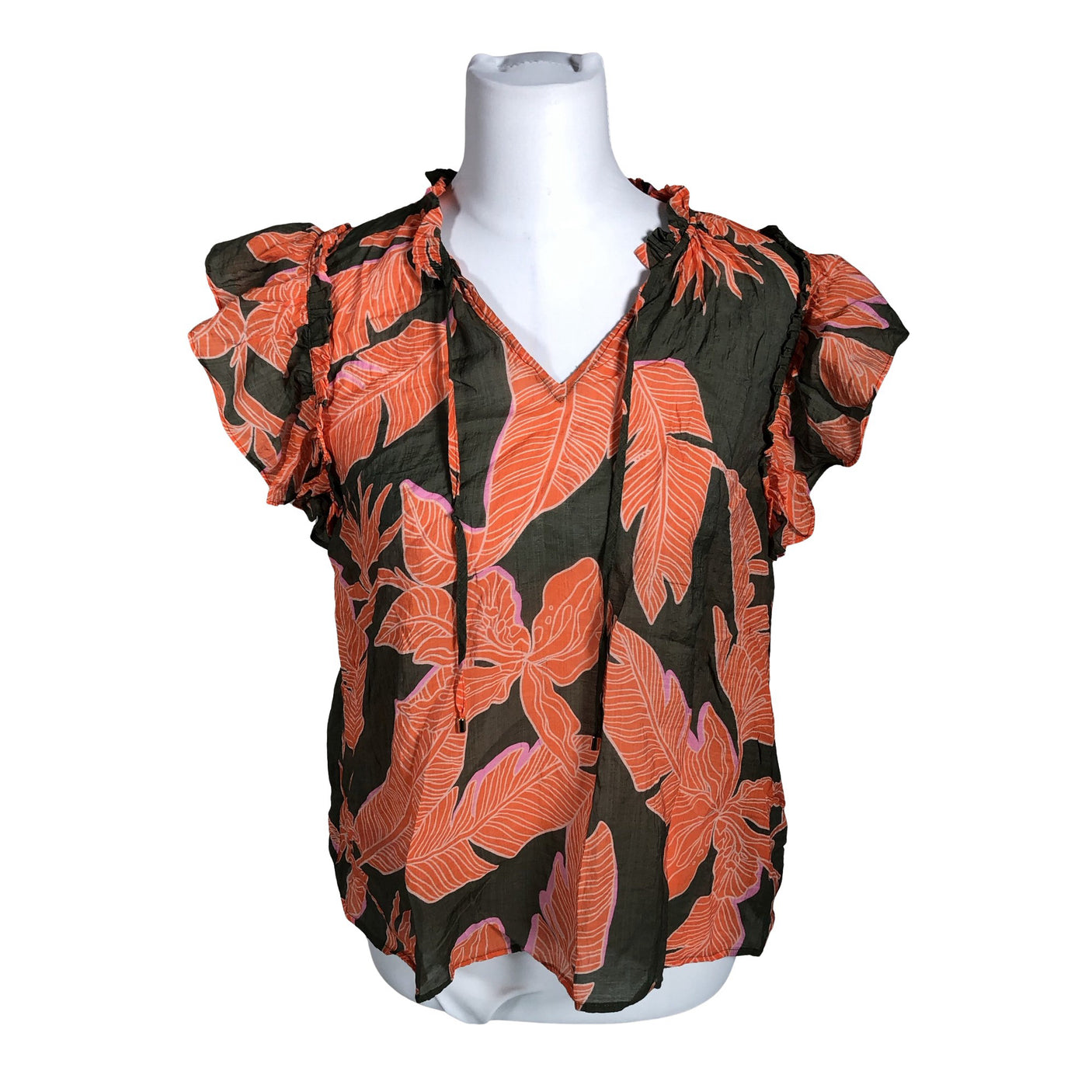 Unisex Mos Mosh - Short-sleeved blouse, size 36 - Orange (1)