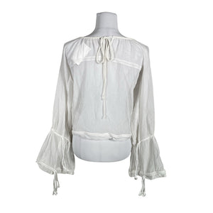 Unisex by Malene Birger - Blouse, size 36 - White (2)