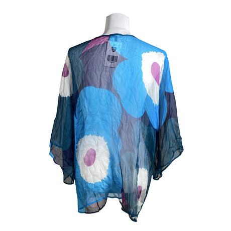 Unisex Marimekko - Short-sleeved blouse, size Maxi - Blue (2)