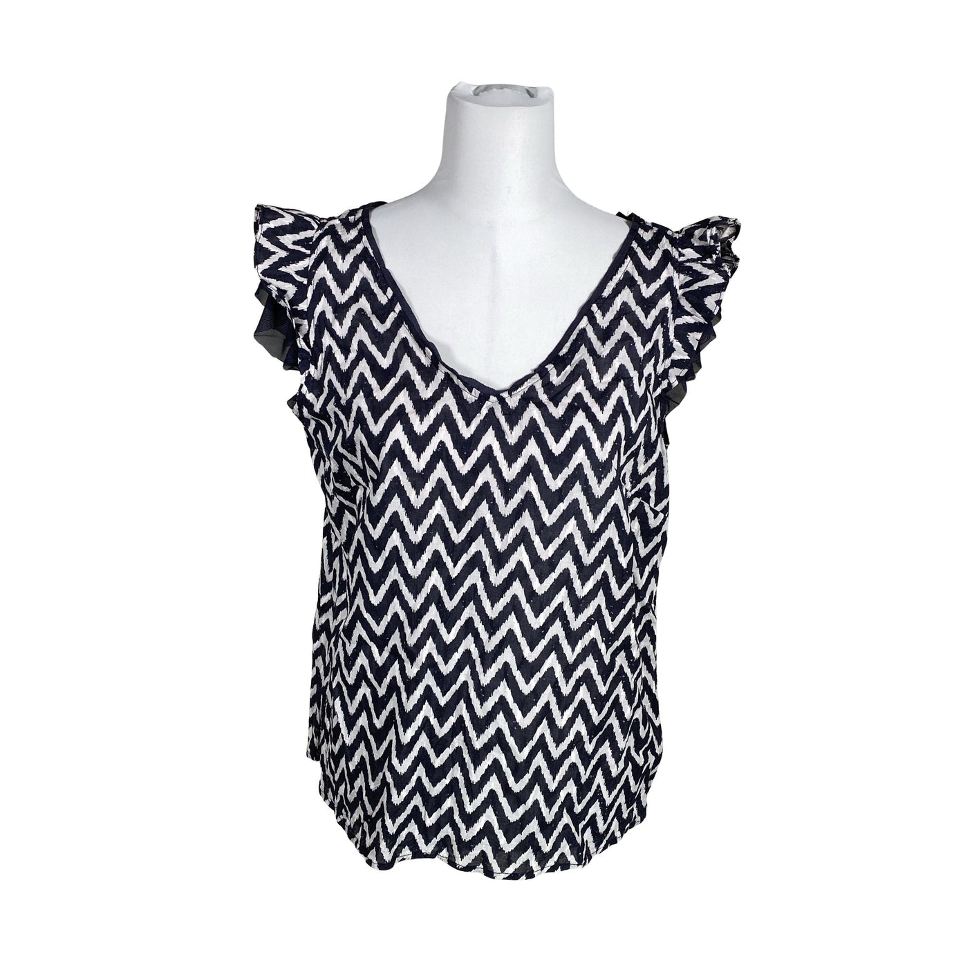 Unisex Yest - Short-sleeved blouse, size 42 - Gray (1)
