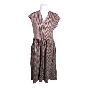 Unisex Mainio - Tricot dress, size 34 - Brown (1)