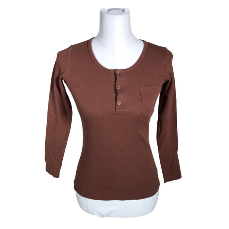 Unisex Kaiko - Tricot shirt, size 34 - Brown ()