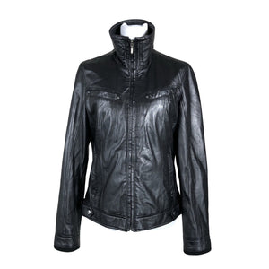 Unisex Big-L - Leather jacket, size 40 - Black (1)