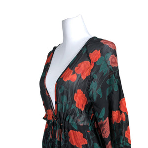 Unisex Ganni - Schiffon dress, size 36 - Black (2)