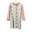 Unisex Hilla - Tricot dress, size 116 - 122 - Orange ()