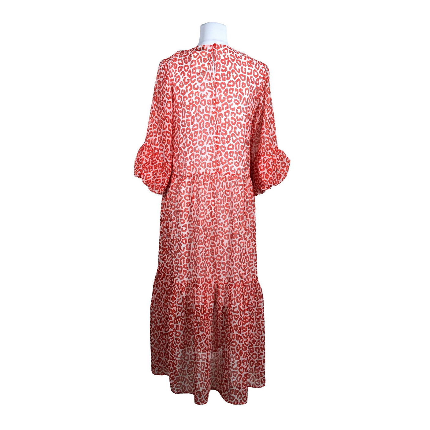 Unisex Modström - Schiffon dress, size 36 - Red (2)