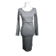 Unisex H&M Mama - Tricot dress, size 36 - Gray ()
