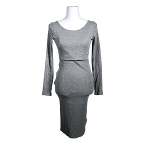 Unisex H&M Mama - Tricot dress, size 36 - Gray (1)