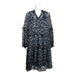 Unisex Neo Noir - Schiffon dress, size 36 - Blue ()