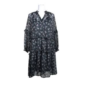 Unisex Neo Noir - Schiffon dress, size 36 - Blue (1)
