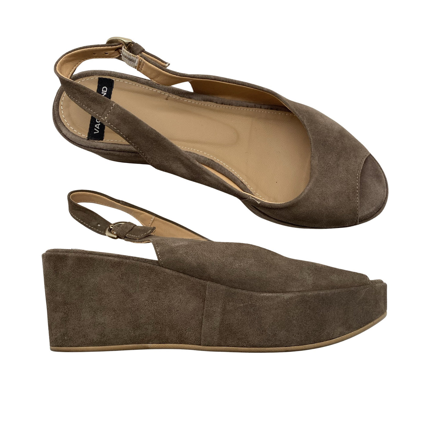 Unisex Vagabond - Wedge sandals, size 37 - Brown (1)