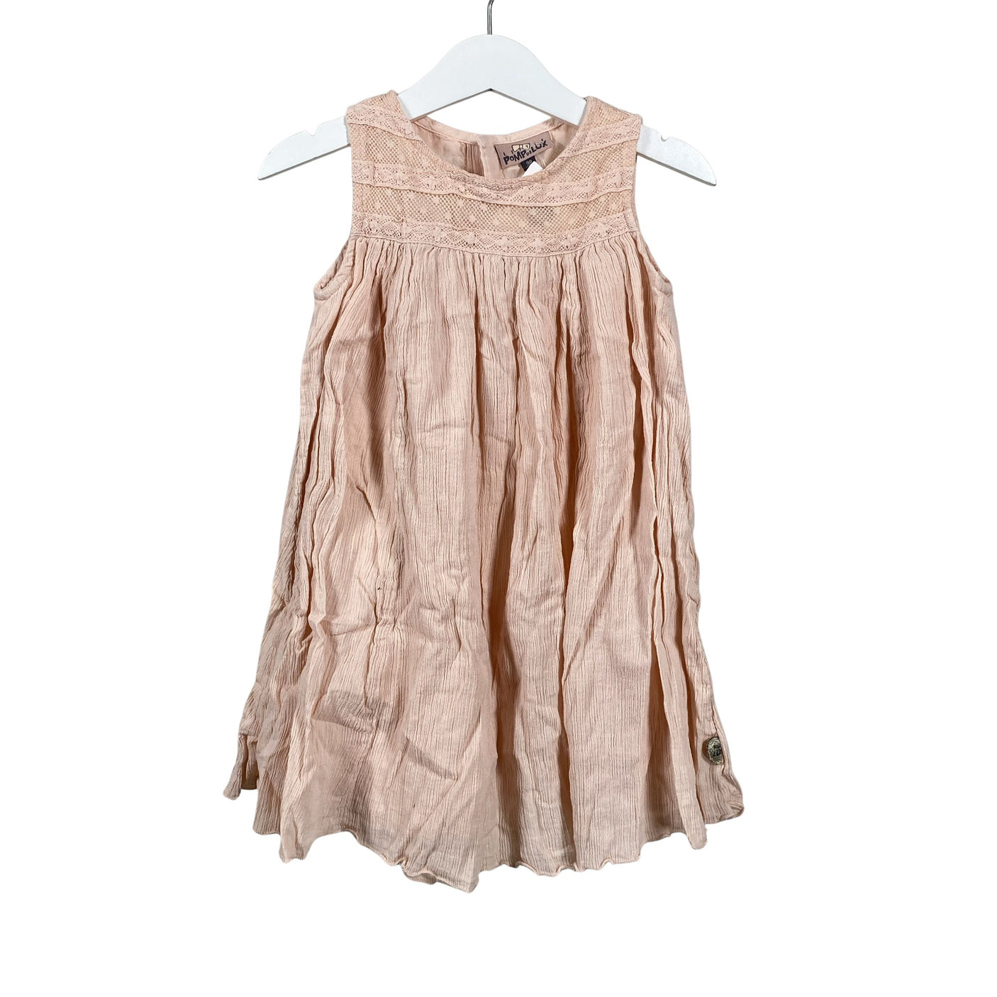 Unisex POMPdeLUX - Dress, size 92 - 98 - Light pink (1)