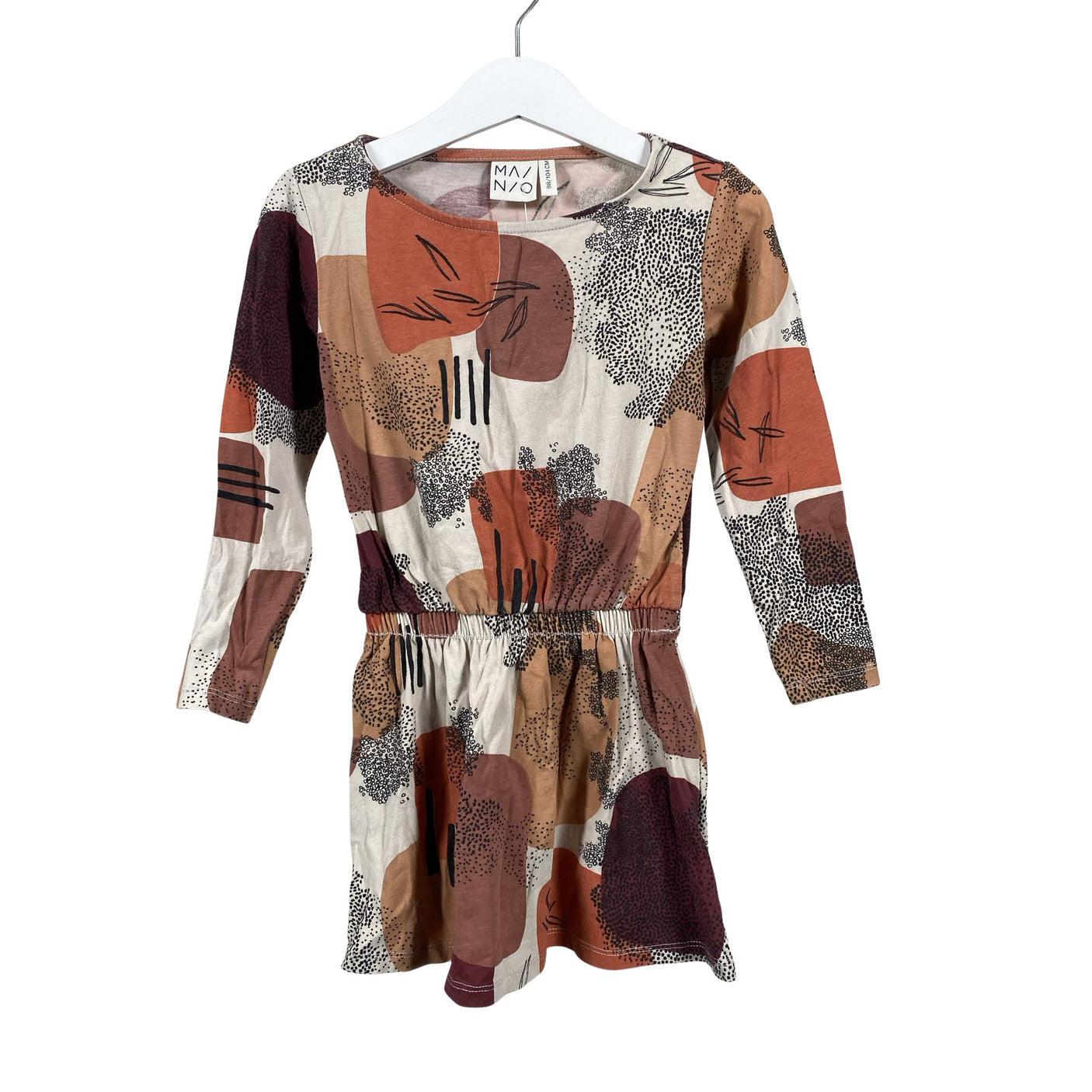 Unisex Mainio - Tricot dress, size 98 - 104 - Orange (1)