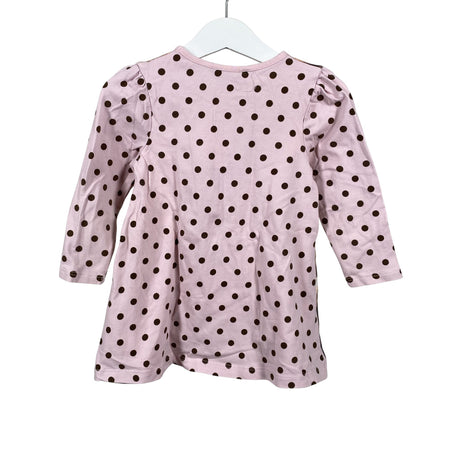 Unisex Lindex - Tricot dress, size 86 - 92 - Light pink (2)