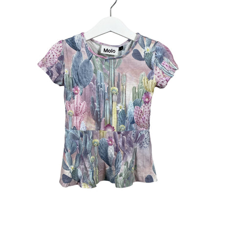 Unisex Molo Kids - T-shirt, size 104 - 110 - Light pink ()