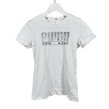 Unisex Puma - T-shirt, size 158 - 164 - White ()