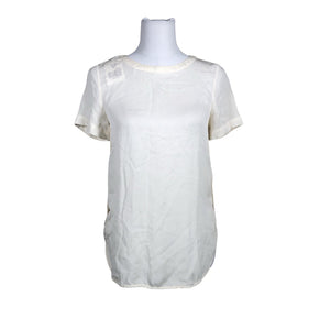 Unisex Michael Kors - Short-sleeved blouse, size 40 - Natural white (1)