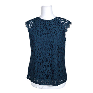 Unisex Holly & Whyte by Lindex - Short-sleeved blouse, size 38 - Blue (1)