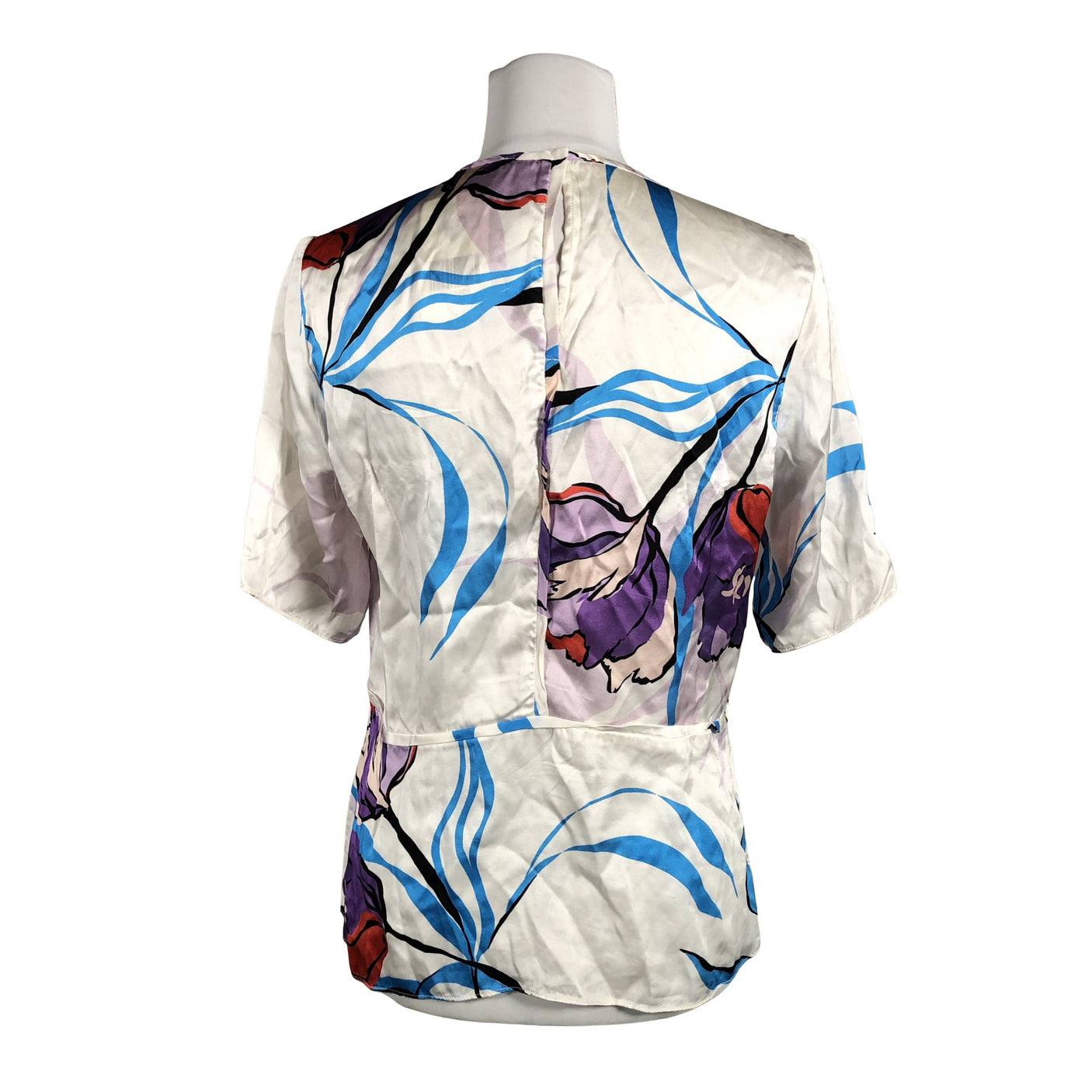 Unisex Tiger of Sweden - Short-sleeved blouse, size 38 - White (2)