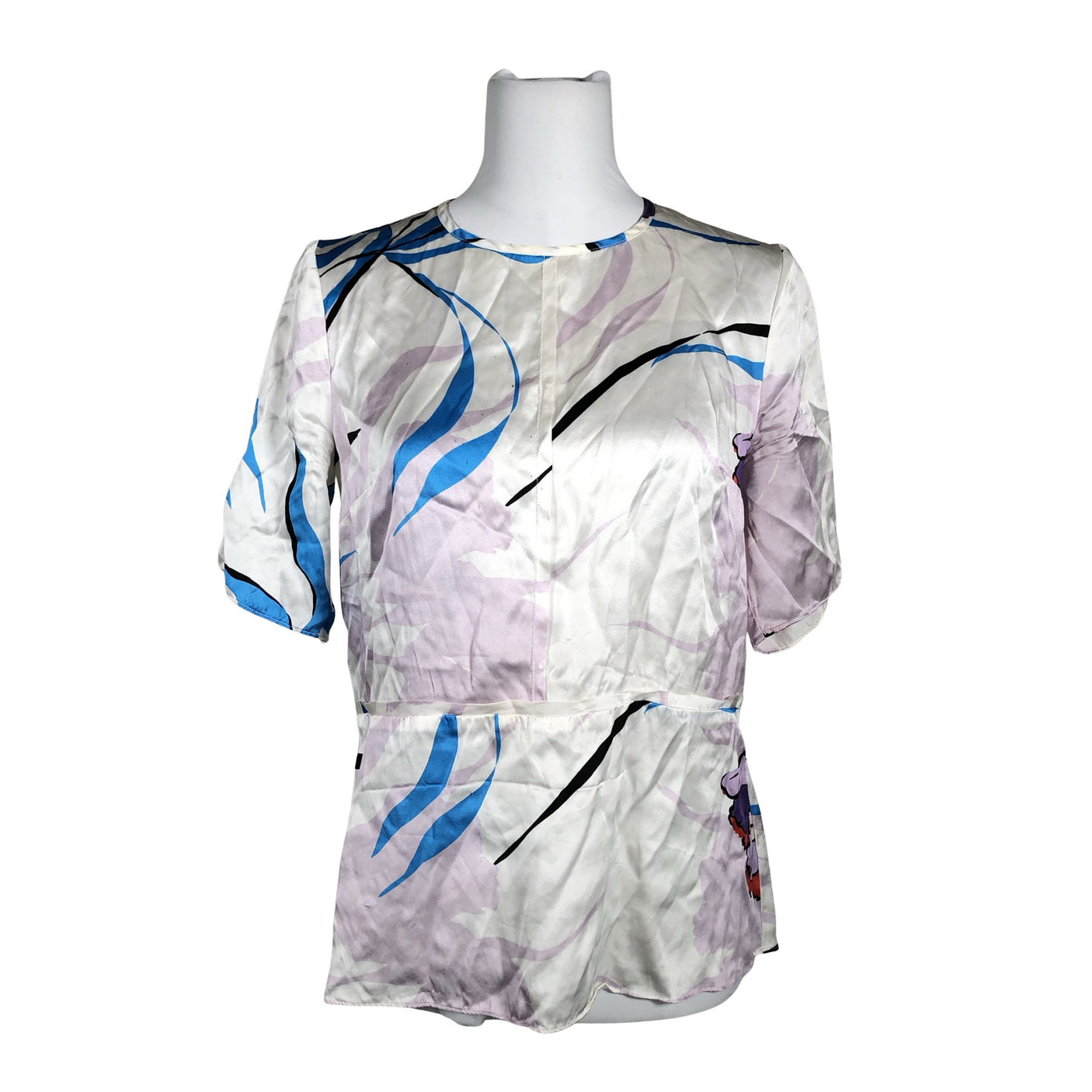 Unisex Tiger of Sweden - Short-sleeved blouse, size 38 - White (1)