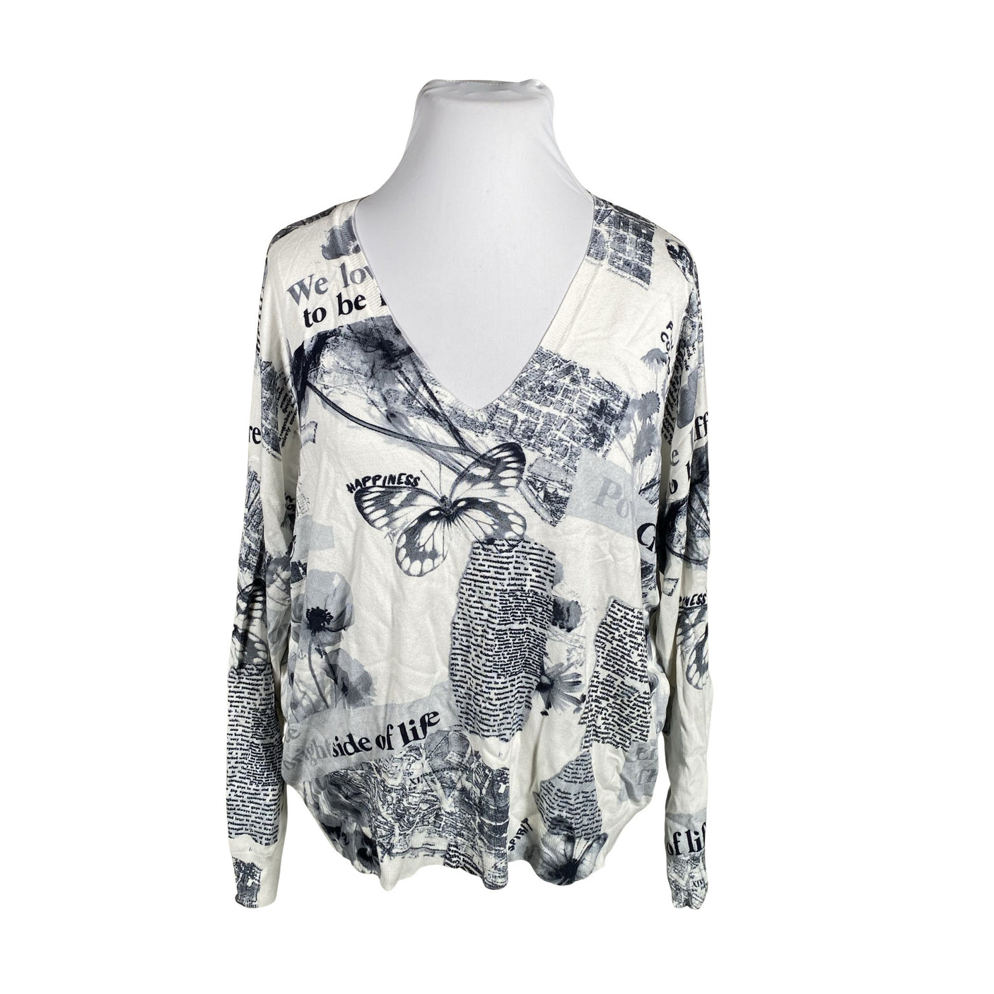 Unisex Desigual - Sweater, size 42 - Light blue (1)
