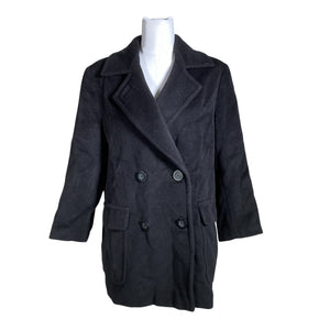 Unisex MaxMara - Wool coat, size 38 - Black (1)