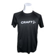 Unisex Craft - Sports shirt, short sleeve, size M - Black ()