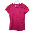 Unisex Adidas - Sports shirt, short sleeve, size 158 - 164 - Pink ()