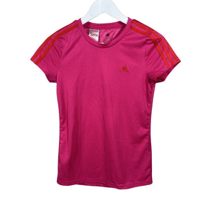 Unisex Adidas - Sports shirt, short sleeve, size 158 - 164 - Pink (1)