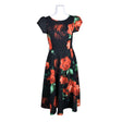 Unisex Lady Vintage - Tricot dress, size 40 - Black ()