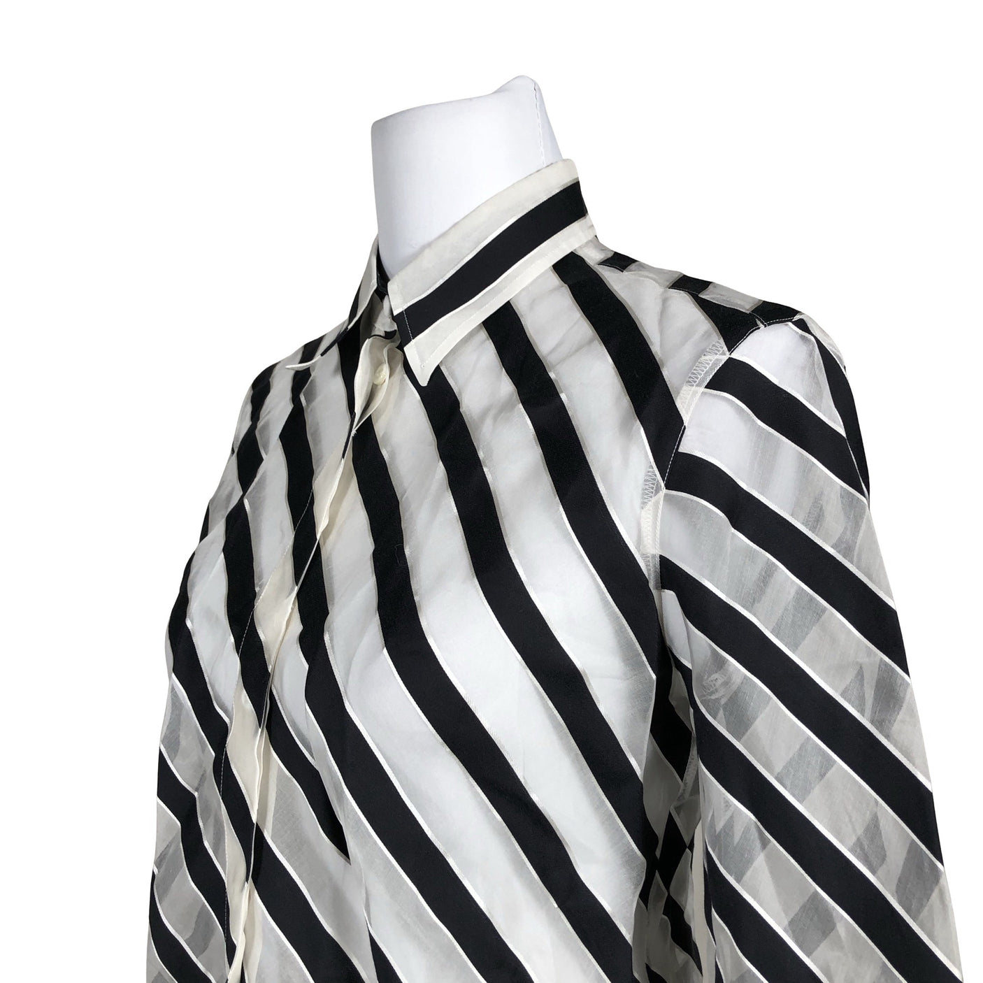 Unisex Giorgio Armani - Collared shirt, size 38 - Black (2)