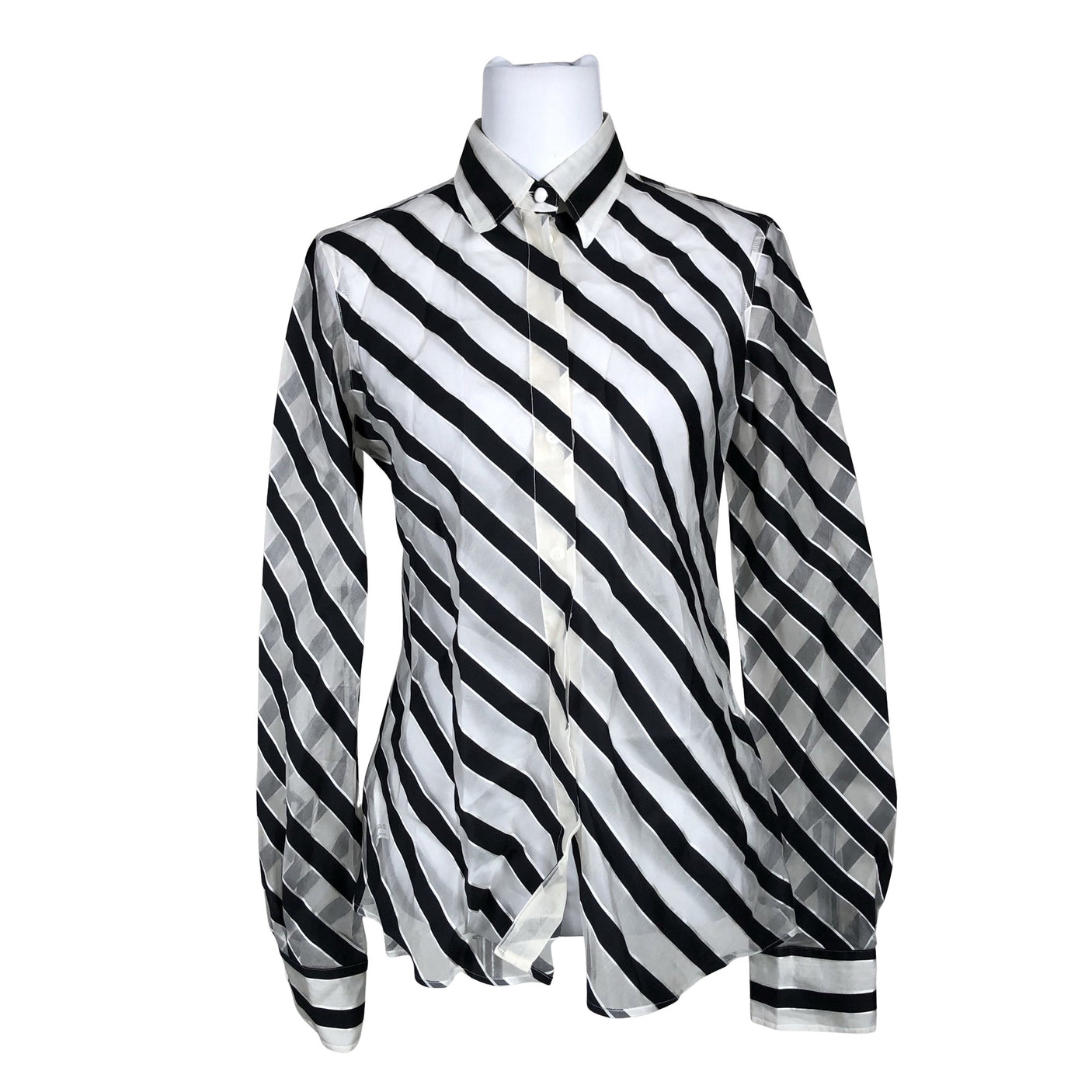 Unisex Giorgio Armani - Collared shirt, size 38 - Black (1)