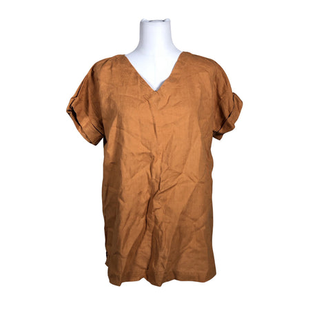 Unisex NOSH - Short-sleeved blouse, size 40 - Brown ()