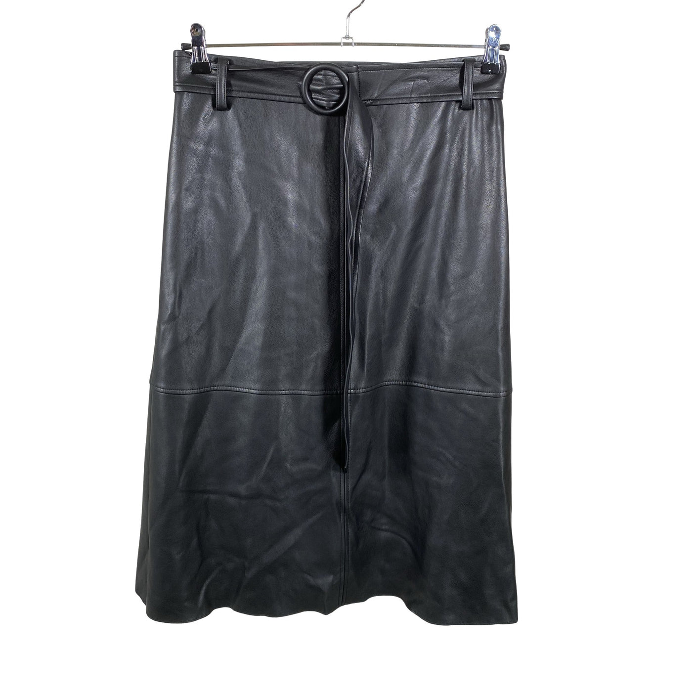 Unisex s.Oliver - Leather skirt, size 42 - Black (1)