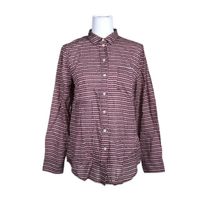 Unisex Marc O'Polo - Collared shirt, size 40 - Wine red (1)