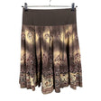 Unisex S.T.I - Fabric skirt, size 36 - Brown ()