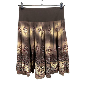 Unisex S.T.I - Fabric skirt, size 36 - Brown (1)