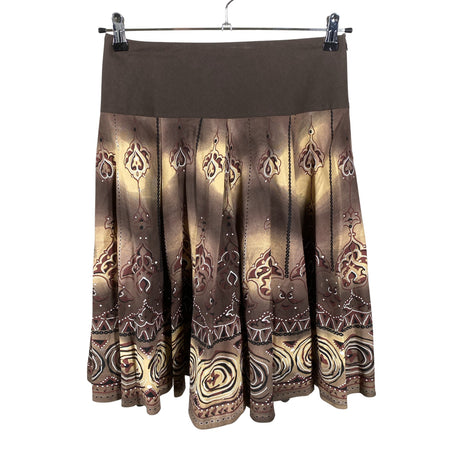 Unisex S.T.I - Fabric skirt, size 36 - Brown ()